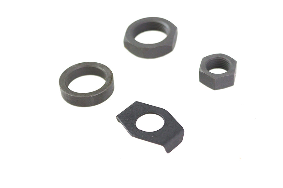 Parkerized Rear Axle Nut and Lock Kit