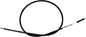 Black Vinyl Front Brake Cable