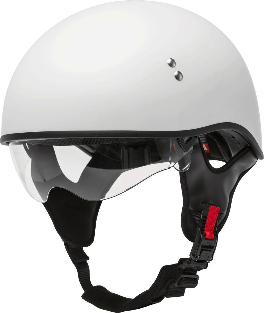 Hh 65 Half Helmet Naked Matte White Xs