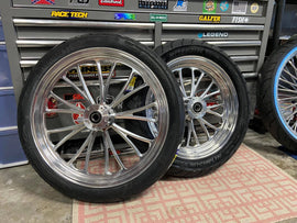 BILLET WHEEL PACKAGE WITH TIRES HARLEY DAVIDSON SOFTAIL MODELS - The Speed Shop Canada