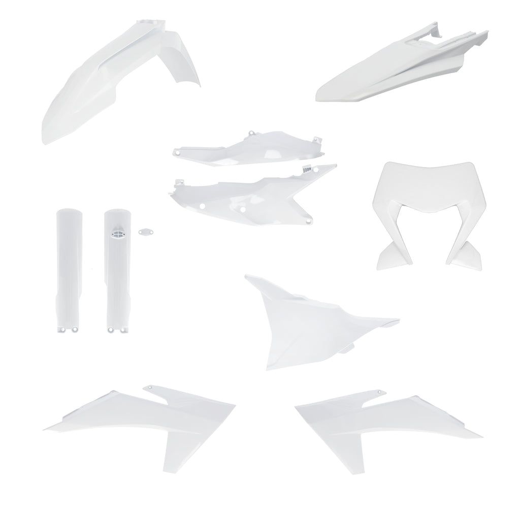 Plastic Kit  Full Ktm White
