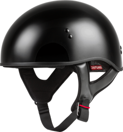 Hh 45 Half Helmet Naked Black Lg
