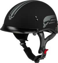 Load image into Gallery viewer, Hh 65 Retribution Helmet W/Peak Matte Black/Silver Xl