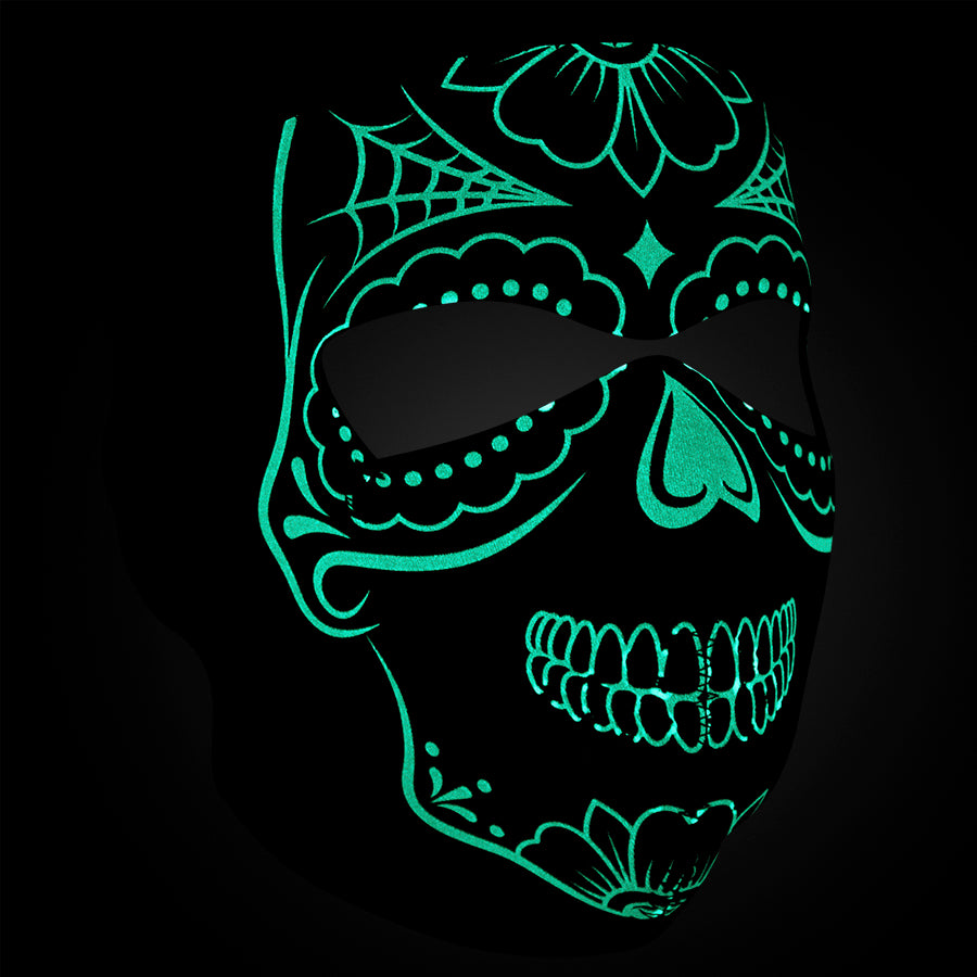 Full Face Mask Calavera Glow In The Dark