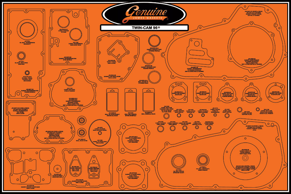 Gasket Display Board 99000 Tc96