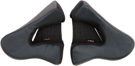 GMAX Cheek Pads 30mm XS size for helmet accessories, showing padded interior with secure fastenings.