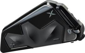 Exocom Link 1c Bluetooth Communicator in black, compact audio device with buttons and LED indicators for wireless communication.