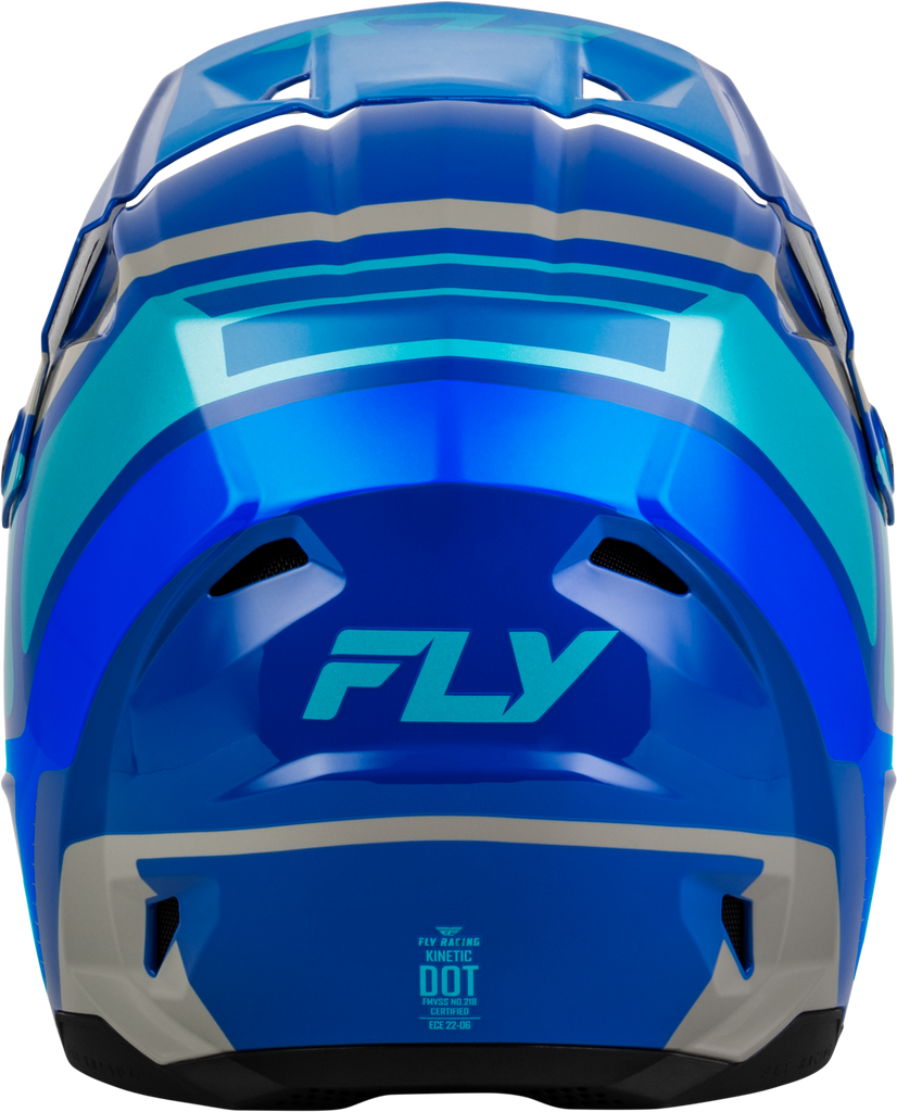 Youth Kinetic Scrap Helmet Blue/Light Blue/Grey Ym