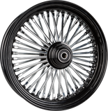 HardDrive Fr 48-Spk Sd Black 16x3.5 Flst-Hub 25m Axl 00 Ltr 576-04203