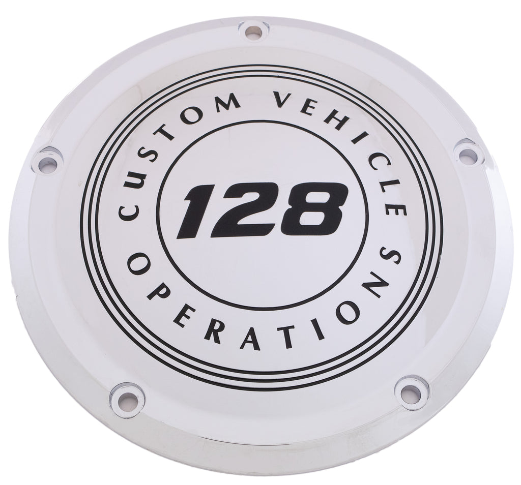 7   M8 Flt/Flh Derby Cover 128 Cvo Chrome