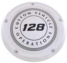 Load image into Gallery viewer, 7   M8 Flt/Flh Derby Cover 128 Cvo Chrome