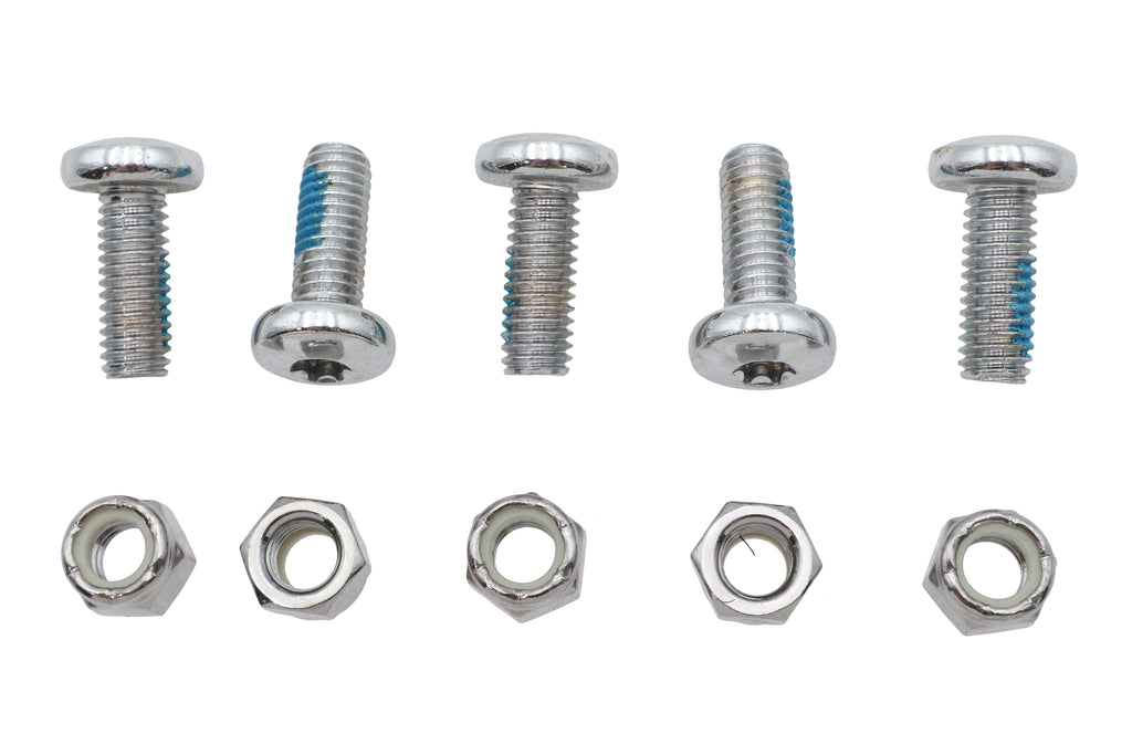 Rear Disc Bolt and Nut Kit Chrome