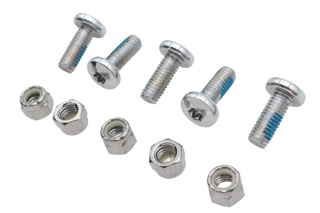 Rear Disc Bolt and Nut Kit Chrome