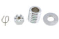 Rear Axle Spacer Kit Chrome