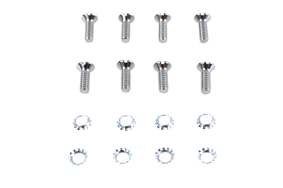 Tappet Block Screw Kit Chrome