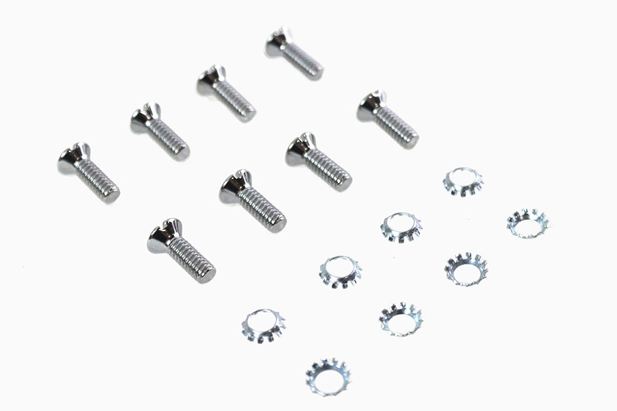 Tappet Block Screw Kit Chrome