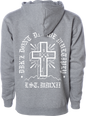 Multiply Zip Hoodie Gunmetal Heather Xl