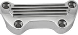 HardDrive H-Bar Clamp Finned W/O Skirt Chrome 820-1321C