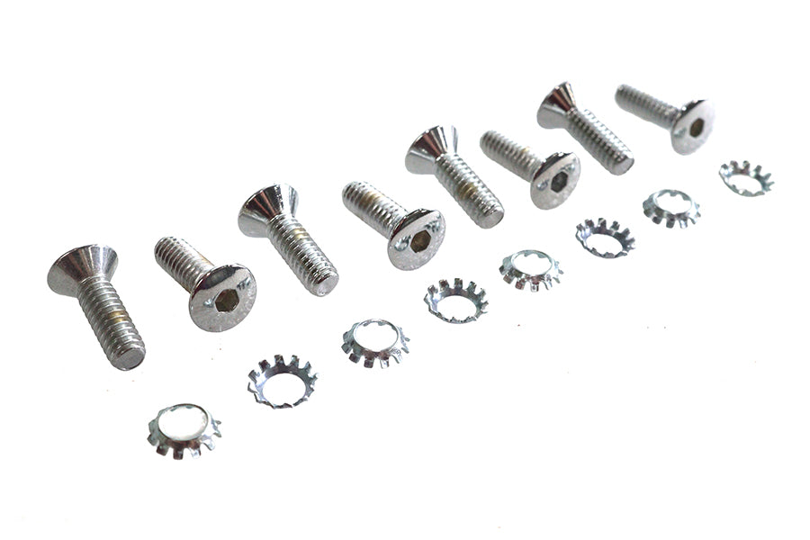 Tappet Block Screw Kit Chrome