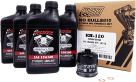 Indian Scout 4qt Synthetic Oil Change Kit