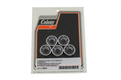 Chrome Countersunk Washer Set 5/16 inch