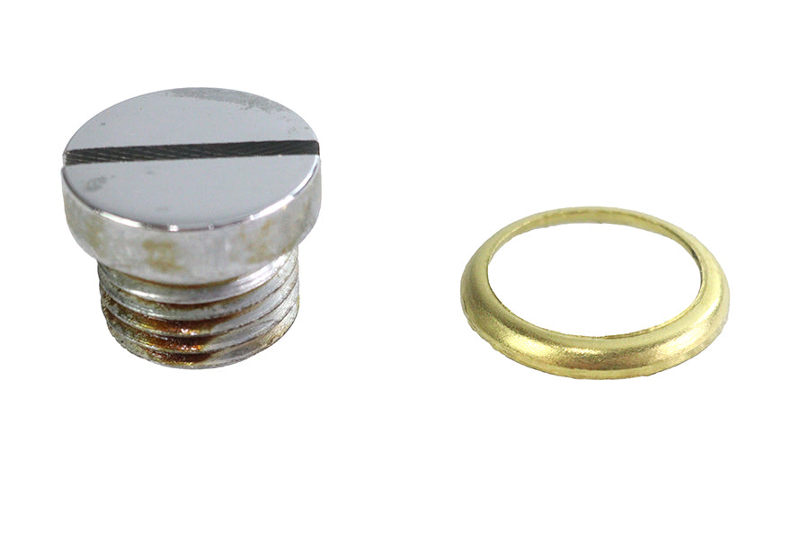 Oil Screen Plug Chrome