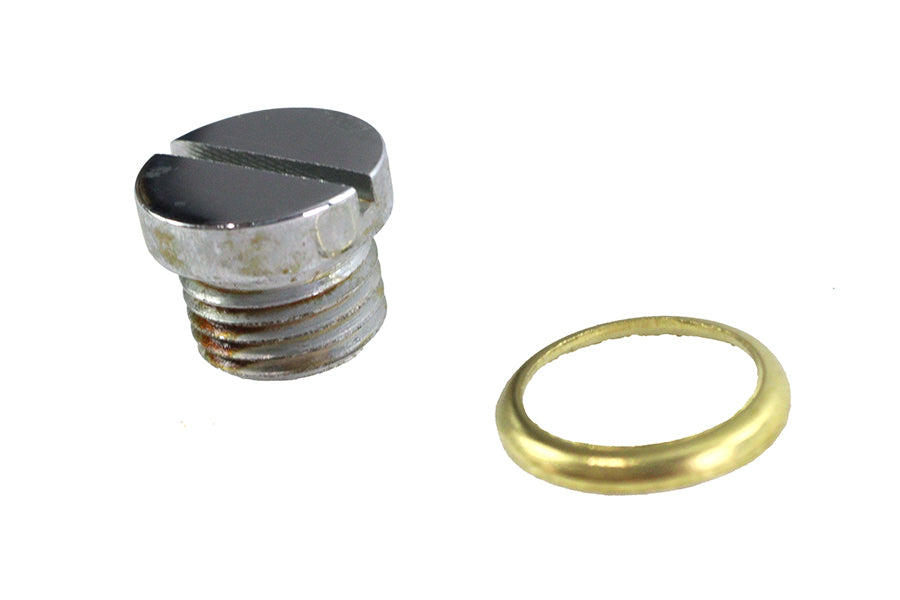 Oil Screen Plug Chrome