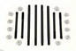 Chrome Engine Case Flanged Bolt Kit