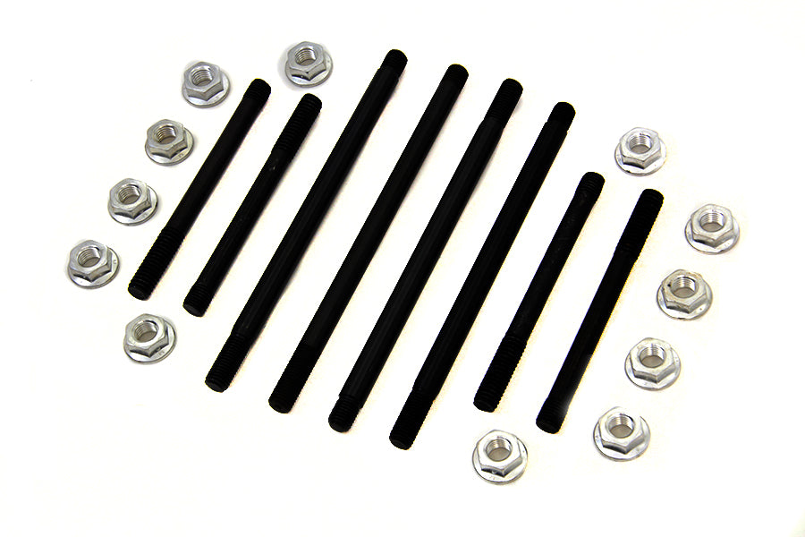 Chrome Engine Case Flanged Bolt Kit