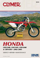 Load image into Gallery viewer, Repair Manual Hon Crf250r/X Crf450r
