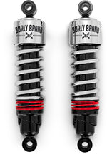 Load image into Gallery viewer, Slammer Plus Shocks 11.5" Chrome Flt 97 22