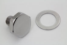 Load image into Gallery viewer, Fork Top Tube Plug Flat Chrome
