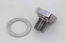 Load image into Gallery viewer, Fork Top Tube Plug Flat Chrome