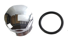 Load image into Gallery viewer, Chrome 39mm Fork Tube Plug Dome Top