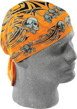 Load image into Gallery viewer, Flydanna Orange Tribal Skull
