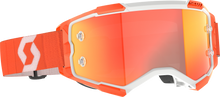 Load image into Gallery viewer, Fury Goggle Orange Orange Chrome Works