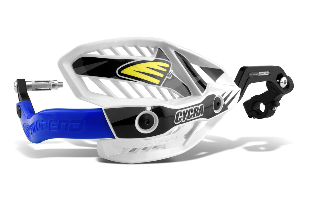 Crm Wrap Around Handguards 1 1/8" Clamp   White/Blue