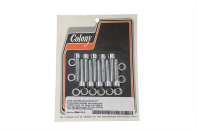 Cam Cover Mount Kit Polished Chrome