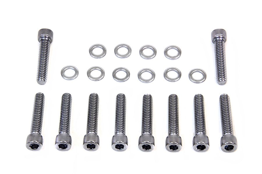 Cam Cover Mount Kit Chrome