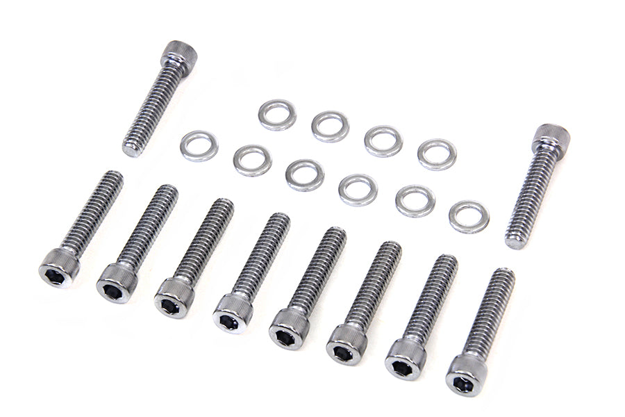 Cam Cover Mount Kit Chrome