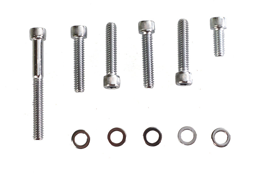 Transmission Shifter Cover Mount Kit Chrome