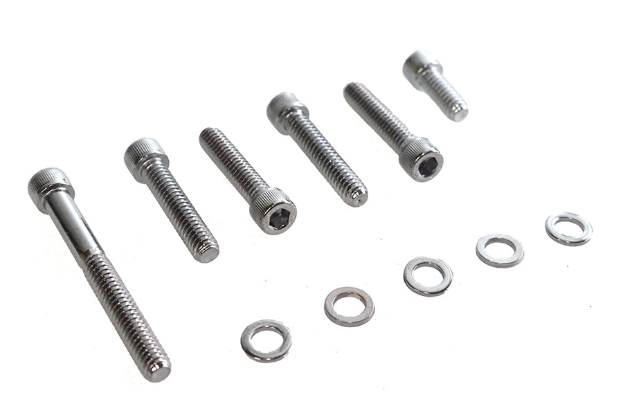 Transmission Shifter Cover Mount Kit Chrome