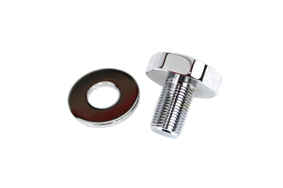 Chrome Domed Fork Triple Tree Stem Nut