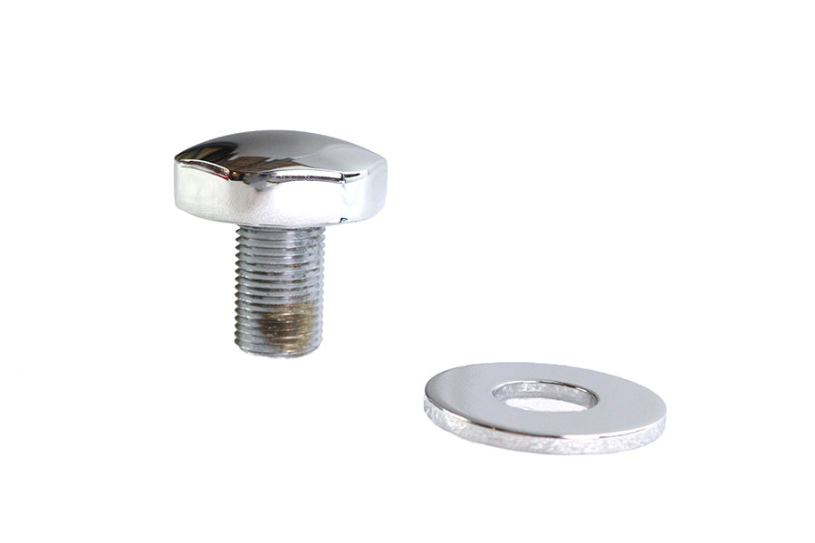 Fork Triple Tree Stem Nut Domed Chrome