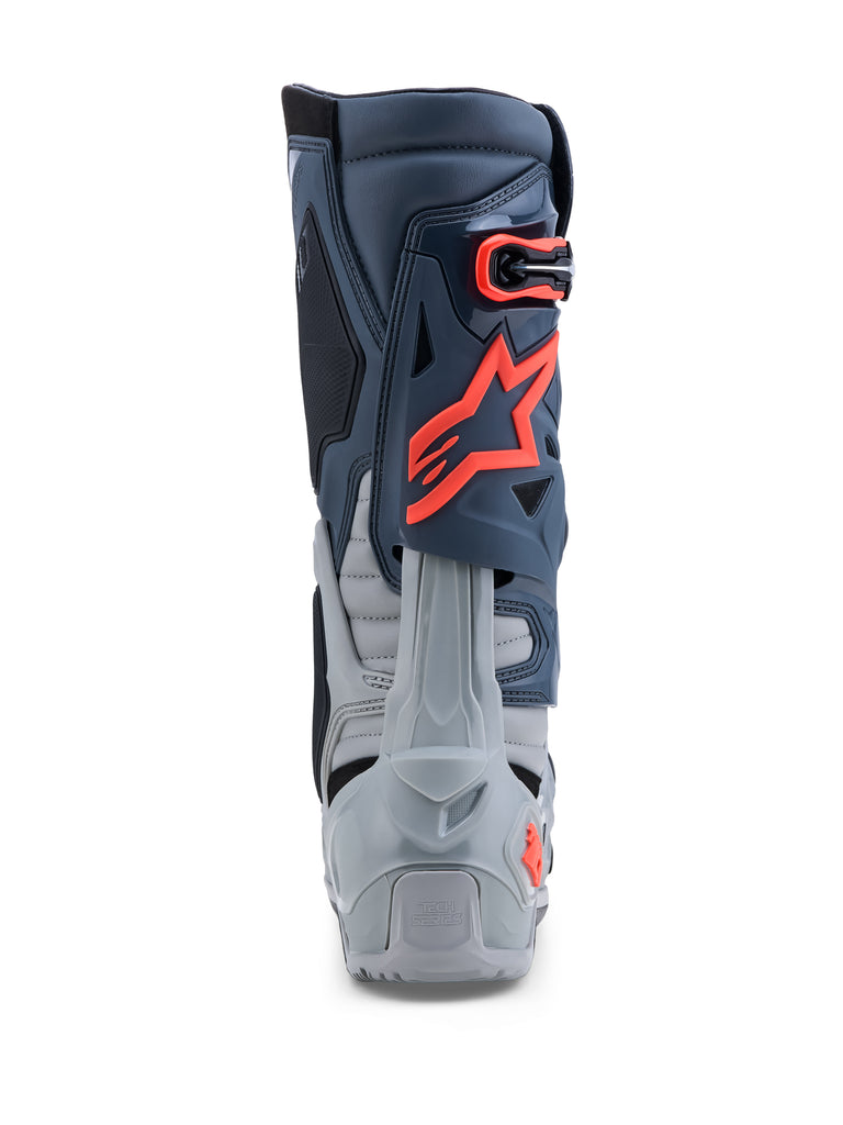 Tech 10 Enduro Boots Mid Gry/Drk Gry/Red Fluo 10