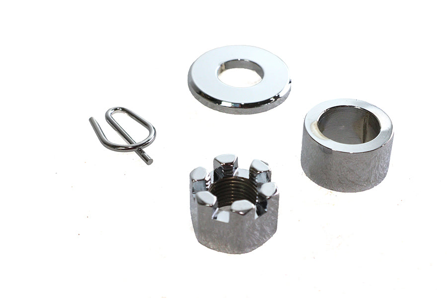 Rear Axle Spacer Kit Chrome