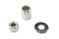 Front Axle Spacer Kit Smooth Style Chrome