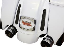 BAGGERNATION Stealth 3 Frame with Light Chrome finish for 2009-up Harley CVO FLH/T motorcycle, accessories for custom bikes