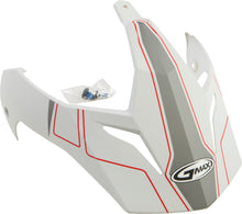 Load image into Gallery viewer, Visor W/Screws Expedition Matte White/Red Gm 11