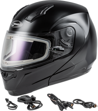Load image into Gallery viewer, Md 04s Modular Snow Helmet W/Electric Shield Black Md